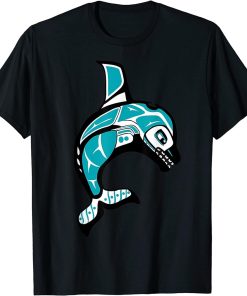 Native American Indian Killer Whale Orca Pacific Northwest T-Shirt