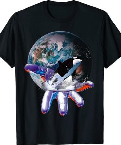 Orca Motif Whale Ocean Predator Design Orcas T-Shirt