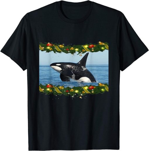 FUNNY CUTE ORCA CHRISTMAS T-Shirt