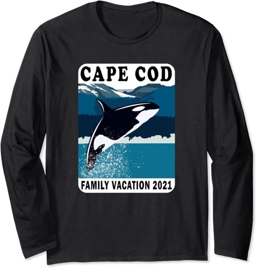 Mountains Ocean Long Sleeve T-Shirt