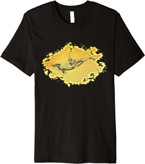 Orca Motif Whale Predator Animals Design Orcas Premium T-Shirt