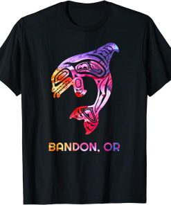 Tribal Bandon OR Orca Killer Whale Native American T-Shirt